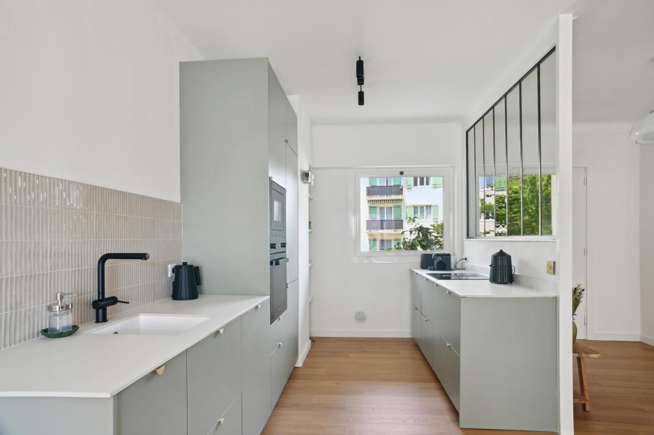 Designer Flat, Luxurious, Close From Palais, Terrasse, Private Garage, Air Conditoning Cannes Kültér fotó