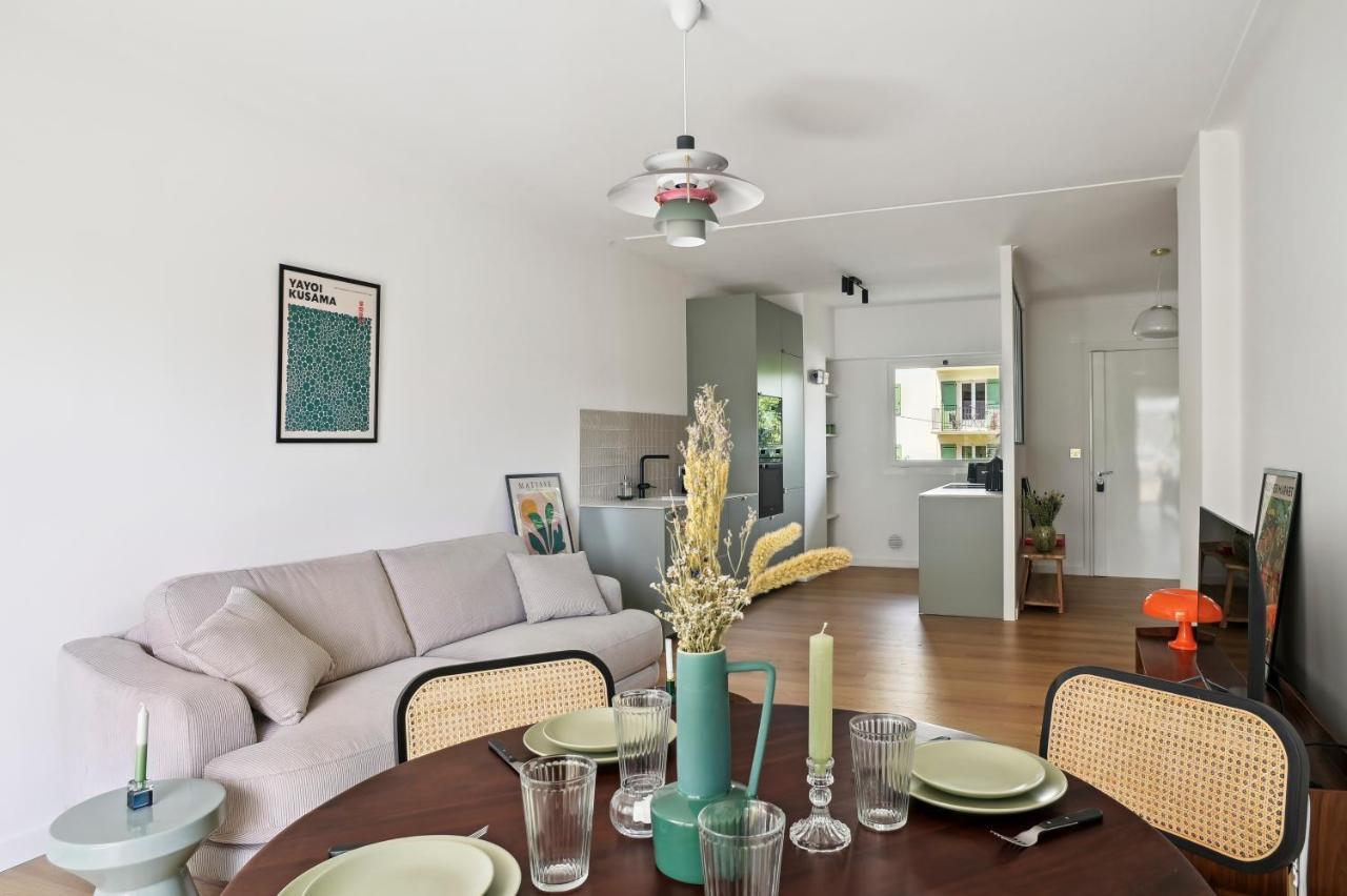 Designer Flat, Luxurious, Close From Palais, Terrasse, Private Garage, Air Conditoning Cannes Kültér fotó