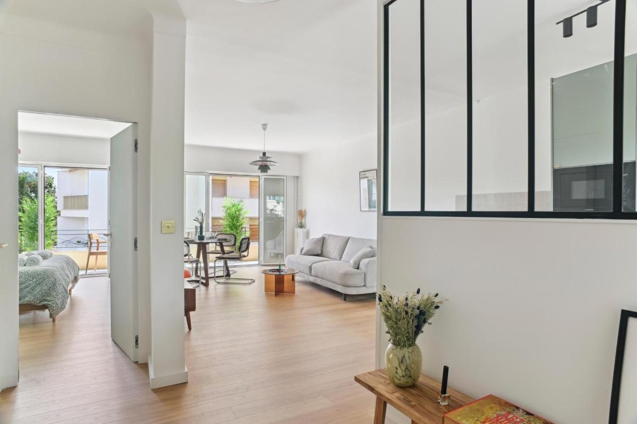 Designer Flat, Luxurious, Close From Palais, Terrasse, Private Garage, Air Conditoning Cannes Kültér fotó